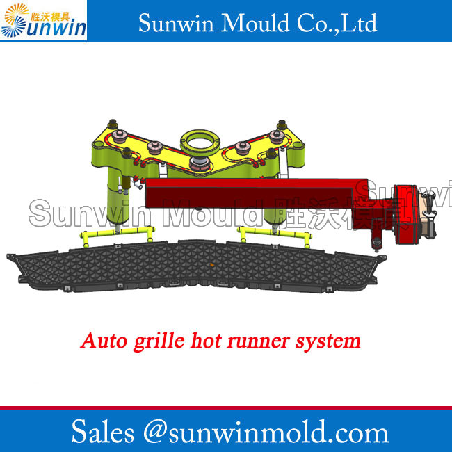 auto grille mould hot runner
